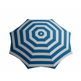 Parasol Rayures Blanc/Bleu Ø 240 cm
