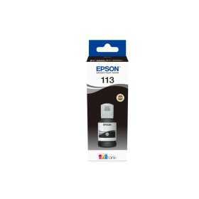 Original Bläckpatron Epson 113 EcoTank Pigment Black ink bottle Svart 140 ml