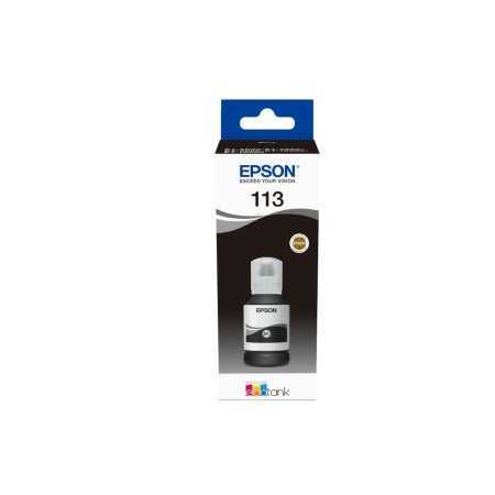 Original Tintenpatrone Epson 113 EcoTank Pigment Black ink bottle Schwarz 140 ml