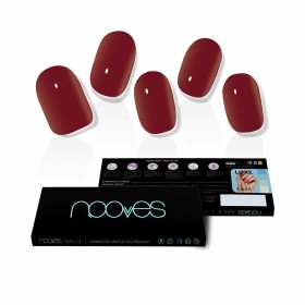 Faux ongles Nooves Midnight rain Gel Autocollants Rouge