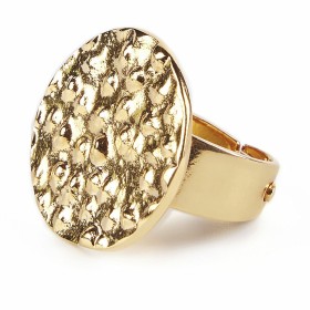 Ladies' Ring Shabama Soho Brass Bathed in golden flash Adjustable