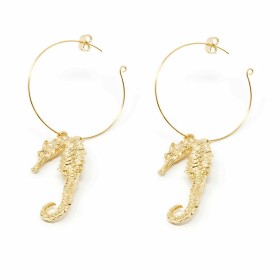 Ladies' Earrings Shabama Blava Brass gold-plated 3,5 cm