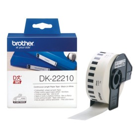 Endlospapier für Drucker Brother Cinta continua de papel térmico (blanca) 29 x 30,48 mm Weiß