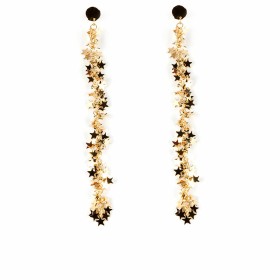 Ladies' Earrings Shabama Starry Xl Brass gold-plated 15 cm