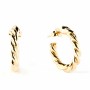 Ladies' Earrings Shabama Mali Brass gold-plated 2 cm