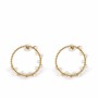 Ladies' Earrings Shabama Shima Brass gold-plated 4 cm