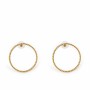 Ladies' Earrings Shabama Suri Brass gold-plated 4 cm