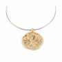 Ladies' Necklace Shabama Brass gold-plated Rigid Lime 13 cm