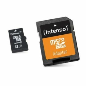 Carte Mémoire Micro SD avec Adaptateur INTENSO 32GB MicroSDHC 32 GB 32 GB