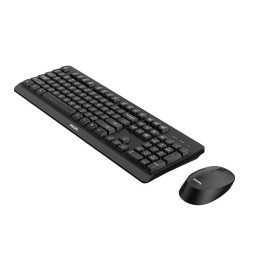 Tastatur mit Drahtloser Maus Philips SPT6307BL/16 Qwerty Spanisch Schwarz Englisch