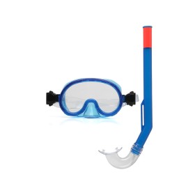 Kinder-Tauchbrille mit Schnorchel Blau