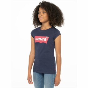 Barn T-shirt med kortärm Levi's Batwing Mörkblå