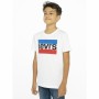 T-shirt med kortärm Barn Levi's Sportswear Logo Vit