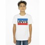 T-shirt med kortärm Barn Levi's Sportswear Logo Vit