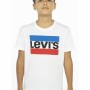 T-shirt med kortärm Barn Levi's Sportswear Logo Vit