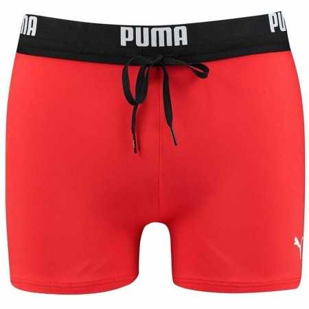 Baddräkt Herr Puma Logo Swim Trunk Boxer Röd