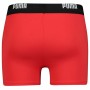 Men’s Bathing Costume Puma Logo Swim Trunk Boxer Red