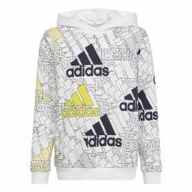Unisex Sweater mit Kapuze Adidas Brand Love Weiß