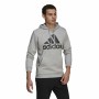 Men’s Hoodie Adidas Essentials Fleece Big Logo Grey