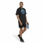 T-shirt med kortärm Herr Reebok Les Mills® Oversized Graphic Svart