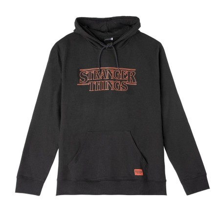 Sweat à capuche unisex Stranger Things Noir