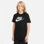 Child's Short Sleeve T-Shirt Nike Sportswear Black