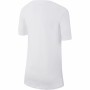 Child's Short Sleeve T-Shirt Nike Sportswear White