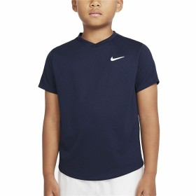 T shirt à manches courtes Enfant Nike Court Dri-FIT Victory Blue marine