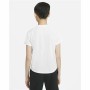 Child's Short Sleeve T-Shirt Nike Court Dri-FIT Victory White