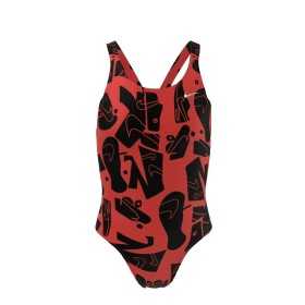 Badeanzug für Mädchen Nike Karmesinrot