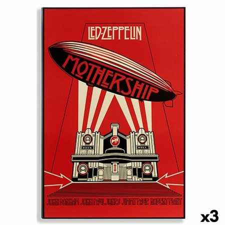 Painting Led Zeppelin 3 x 91,5 x 61,5 cm (3 Units)