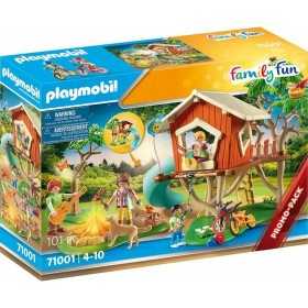 Playset Playmobil Family Fun - Adventure in the Treehouse 71001 101 Delar Ljus