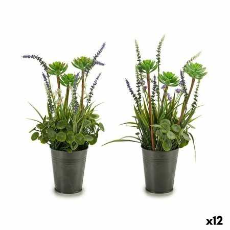 Decorative Plant Lavendar Metal Plastic 13 x 40 x 13 cm (12 Units)