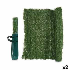 Gartenzaun Rasen 1 x 3 m grün Kunststoff (2 Stück)