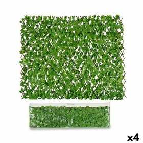 Palissade de Jardin Volets 1 x 2 m Vert clair Plastique (4 Unités)