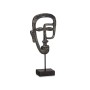 Decorative Figure Face Black 19,5 x 38 x 10,5 cm (4 Units)