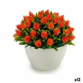Decorative Plant Flowers Plastic 14 x 12,5 x 14 cm (12 Units)