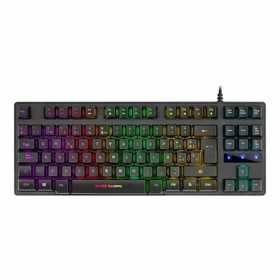 Gaming Tastatur Mars Gaming MKTKLES LED RGB Spanisch Schwarz Qwerty Spanisch