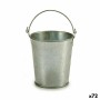 Kruka Kub Silvrig Zink 15,5 x 11 x 11 cm (72 Antal)