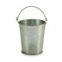 Planter Bucket Silver Zinc 15,5 x 11 x 11 cm (72 Units)