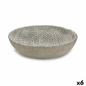 Sous-pot Avec relief Gris 25,2 x 6,6 x 18,5 cm (6 Unités)