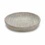 Flower Pot Dish With relief Sand 24 x 4,5 x 24 cm (6 Units)