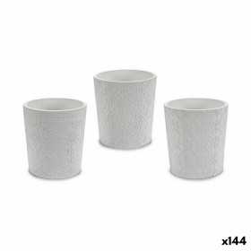 Kruka Mönster Vit Keramik 12,3 x 12 x 12,3 cm (144 antal)