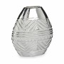 Vase Largeur Argenté Céramique 8 x 19,5 x 17,5 cm (6 Unités)