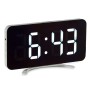 Digitale Desktop-Uhr Weiß ABS 15,7 x 7,7 x 1,5 cm (12 Stück)