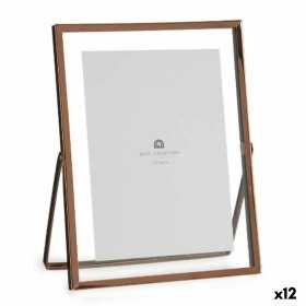 Fotoram Koppar Metall Glas Plast 18,5 x 1 x 23 cm (12 antal)