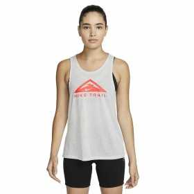 Tank Top Women Nike Trail Dri-FIT Grey White