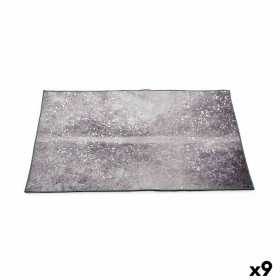 Teppich Weiß Grau 190 x 133 cm (9 Stück)