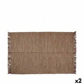 Tapis Marron 180 x 120 cm (2 Unités)