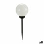 Balise Ballon Charge solaire Blanc Noir Plastique 15 x 47,5 x 15 cm (8 Unités)